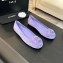Chanel velvet camellia pumps suede purple 2024