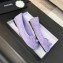 Chanel velvet camellia pumps suede purple 2024