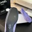 Chanel velvet camellia pumps suede purple 2024