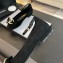 chanel Mary Janes Velvet Strass & Metal Black 2024