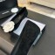 Chanel velvet camellia pumps suede black/white 2024