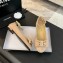 chanel Mary Janes Velvet Strass & Metal brown 2024