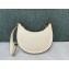 VALENTINO Garavani Mini VLogo Signature Grainy Calfskin Hobo Bag in white 2024
