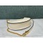 VALENTINO Garavani Mini VLogo Signature Grainy Calfskin Hobo Bag in white 2024