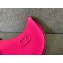 VALENTINO Garavani Mini VLogo Signature Grainy Calfskin Hobo Bag in Pink 2024