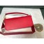 Valentino Garavani Loco Medium red Leather Shoulder Bag New 2024