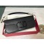 Valentino Garavani Loco Medium black Leather Shoulder Bag New 2024