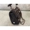 Valentino Handmade Knitted Bag for Women Chain Shoulder Bag Design Large Rivet Decoration Handbag black 2024