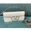Valentino small Locò crystal-embellished shoulder bag white 2024