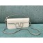 Valentino small Locò crystal-embellished shoulder bag white 2024