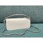Valentino small Locò crystal-embellished shoulder bag white 2024