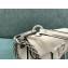 Valentino small Locò crystal-embellished shoulder bag white 2024