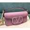 Valentino small Locò crystal-embellished shoulder bag purple 01 2024