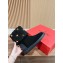 VALENTINO ROMAN STUD QUILTED ANKLE BOOT IN SPLIT LEATHER AND WOOL  black 2024
