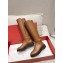 Valentino vlogo signature new leather boots brown 2024