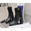 valention garavani VLogo Leather Block-Heel Booties black 2024
