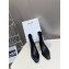 CELINE Black leather ankle boots heel 4.5 2024