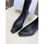 CELINE Black leather ankle boots heel 4.5 2024