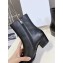 CELINE Black leather ankle boots heel 4.5 2024