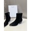 CELINE Black suede ankle boots heel 4.5 2024