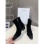 CELINE Black suede ankle boots heel 4.5 2024