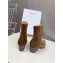 CELINE Brown suede ankle boots heel 4.5 2024