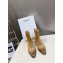 CELINE yellow suede ankle boots heel 4.5 2024