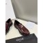 Celine Margaret Penny Chunky Loafers In Polished red 2024