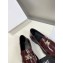 Celine Margaret Penny Chunky Loafers In Polished red 2024