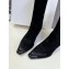 CELINE Black suede fringed boots heel4.5cm 2024