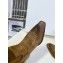 CELINE brown suede fringed boots heel4.5cm 2024