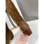 CELINE brown suede fringed boots heel4.5cm 2024