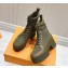 LOUIS VUITTON Laureate platform desert boot heel 7cm 07 2024