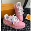 Louis Vuitton TRAINER women's/Mens Shoes Fashion Sneakers pink 2024
