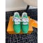 Louis Vuitton TRAINER women's/Mens Shoes Fashion Sneakers green 2024