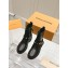 LOUIS VUITTON Citizen paint finish leather flat boots 2024