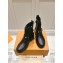 LOUIS VUITTON Citizen paint finish leather flat boots 2024