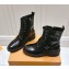 LOUIS VUITTON Autumn and winter cowhide leather flat boots 01 2024