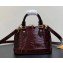 LOUIS VUITTON nano alma handbag wine red M81954 2024