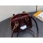 LOUIS VUITTON nano alma handbag wine red M81954 2024
