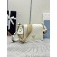 Prada Saffiano leather shoulder bag Clay white 1BD372 2024