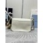 Prada Saffiano leather shoulder bag Clay white 1BD372 2024
