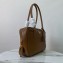 Prada brown Saffiano Lux Leather Bowler Bag 1BA328 2024