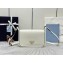 Prada Saffiano leather shoulder bag Clay white 1BD372 2024