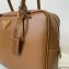 Prada brown Saffiano Lux Leather Bowler Bag 1BA328 2024