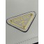 Prada Saffiano leather shoulder bag Clay white 1BD372 2024