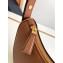 Prada Arqué leather hobo bag brown 1BC199 2024