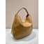Prada Large Leather Shoulder Bag brown 1BC219 2024