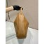 Prada Large Leather Shoulder Bag brown 1BC219 2024