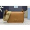 Prada Saffiano leather shoulder bag brown 1BD372 2024